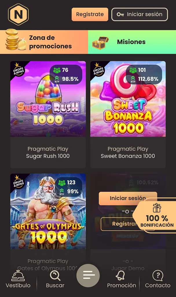 National Casino App para Jugar a las Tragaperras
